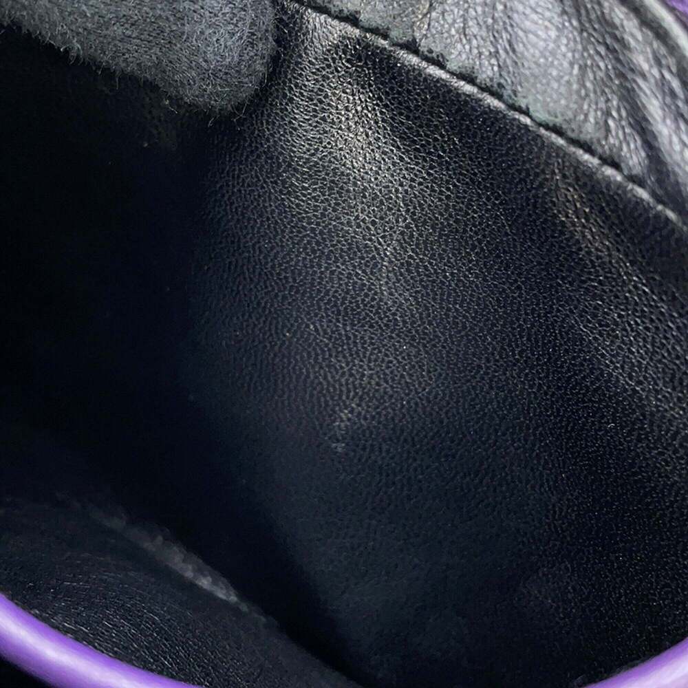 PRADA Purple Leather Shoulder Bag - Picture 10 of 16